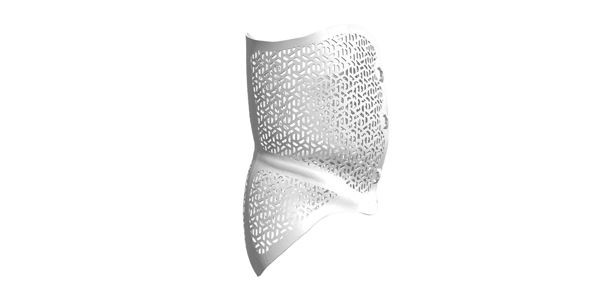 Modello 3D di un corsetto Exos Armor